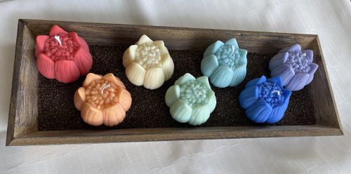 Csakra gyertya szett -nagy